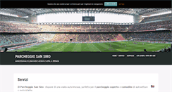 Desktop Screenshot of parcheggiosansiro.it